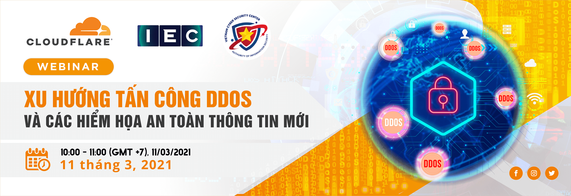 Webinar: Xu hướng tấn công DDoS và các hiểm họa an toàn thông tin mới